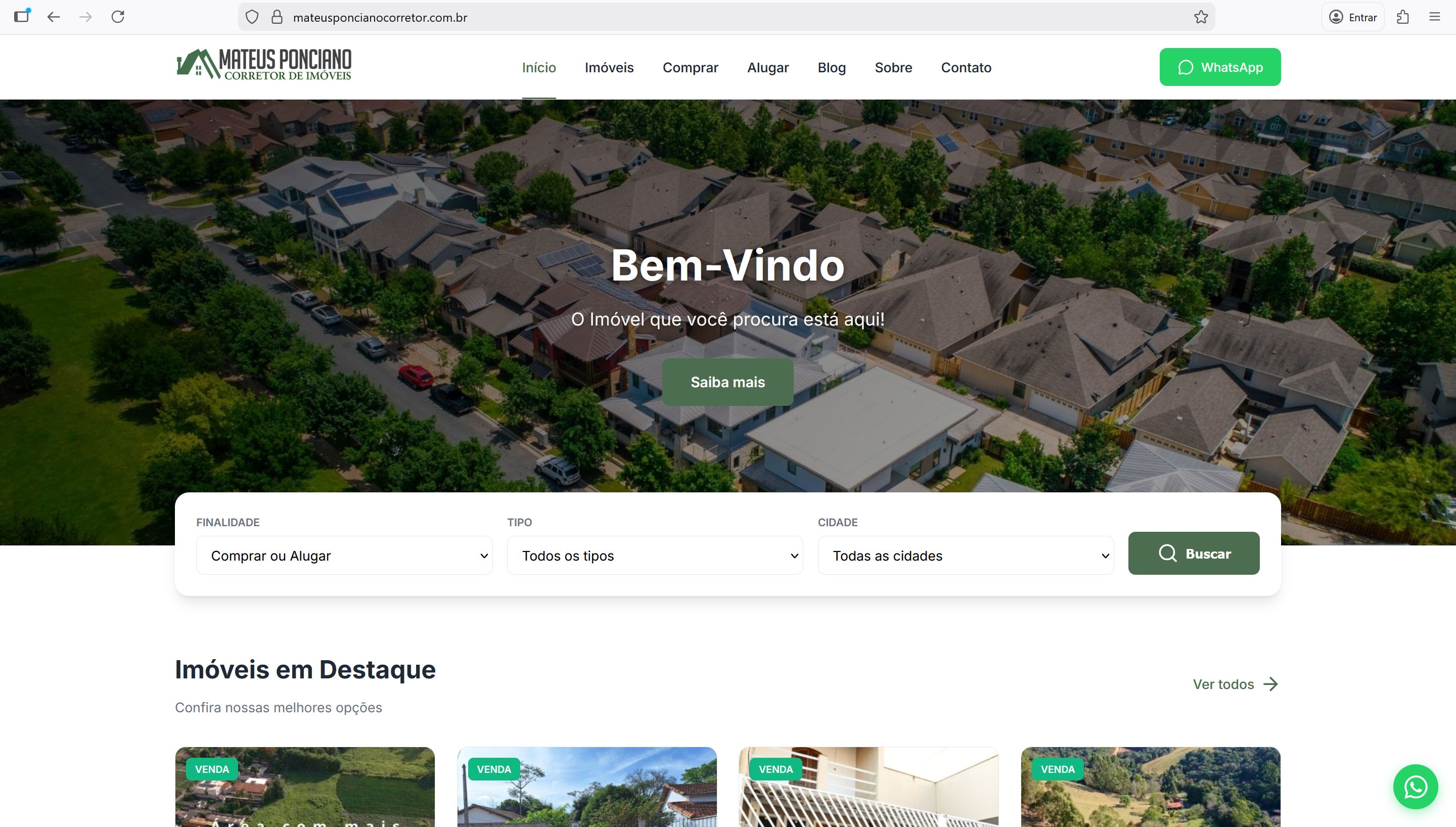 Site Mateus Ponciano